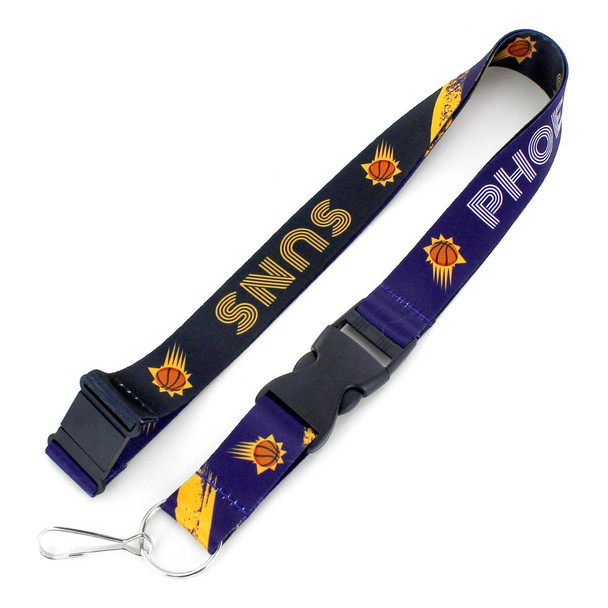 NBA Phoenix Suns Crossfade Lanyard Keychain ID Holder NBA Fan Accessory