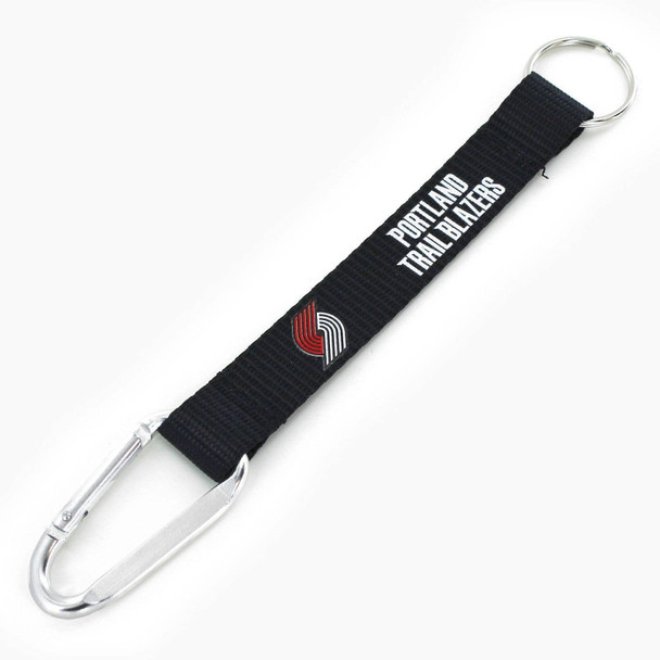 NBA Portland Trail Blazers Carabiner Lanyard Keychain ID Holder NBA Fan Accessory Keychain