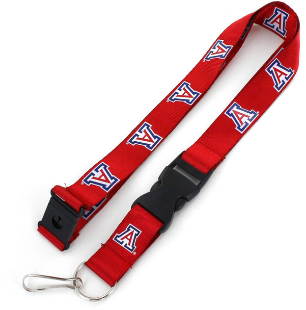 NCAA Arizona Wildcats Team Lanyard, Red