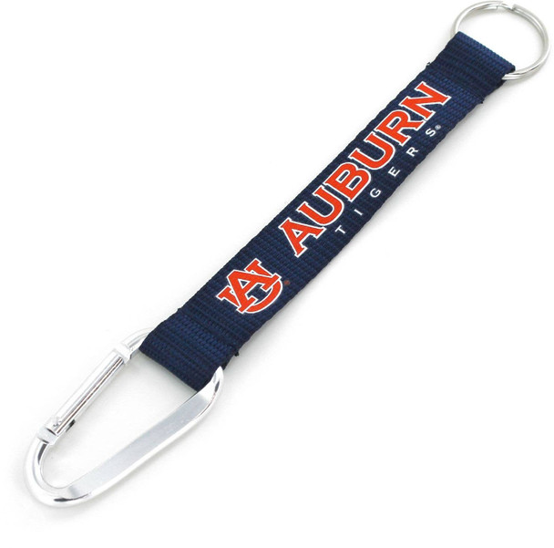 NCAA Auburn Tigers Carabiner Lanyard Keychain ID Holder NCAA Fan Accessory Keychain