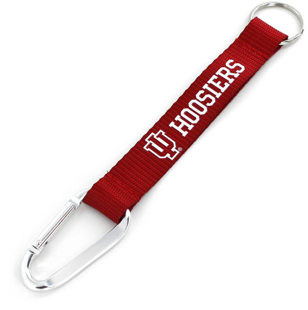 NCAA Indiana Hoosiers Carabiner Lanyard Keychain ID Holder NCAA Fan Accessory Keychain