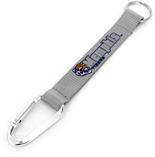 NCAA Memphis Tigers Carabiner Lanyard Keychain ID Holder NCAA Fan Accessory Keychain