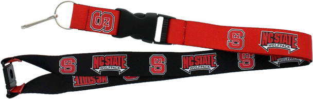 NCAA North Carolina State Wolfpack Reversible Lanyard Keychain ID Holder NCAA Fan Accessory
