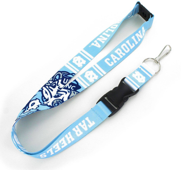 NCAA North Carolina Tar Heels Mascot Lanyard Keychain ID Holder NCAA Fan Accessory