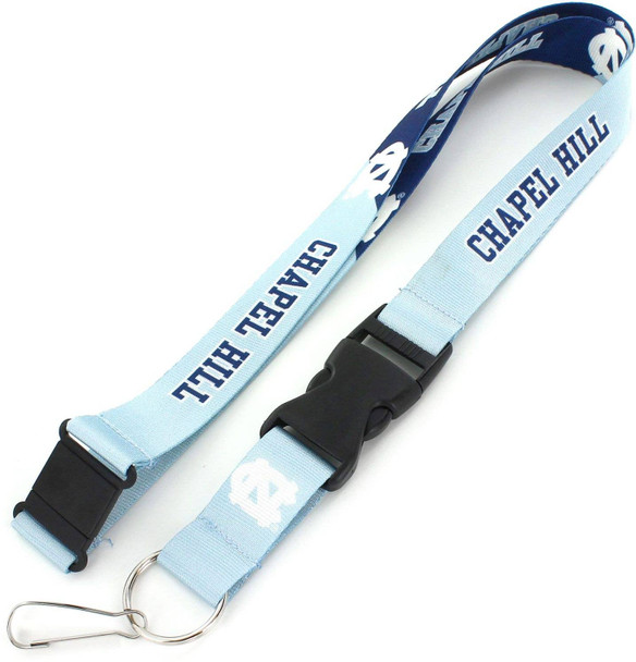 NCAA North Carolina Tar Heels Slogan Lanyard Keychain ID Holder NCAA Fan Accessory