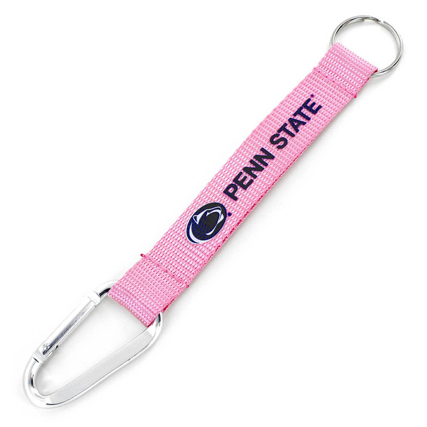 NCAA Penn State Nittany Lions Pink Carabiner Keychain NCAA Key Holder Clip Fan Accessory
