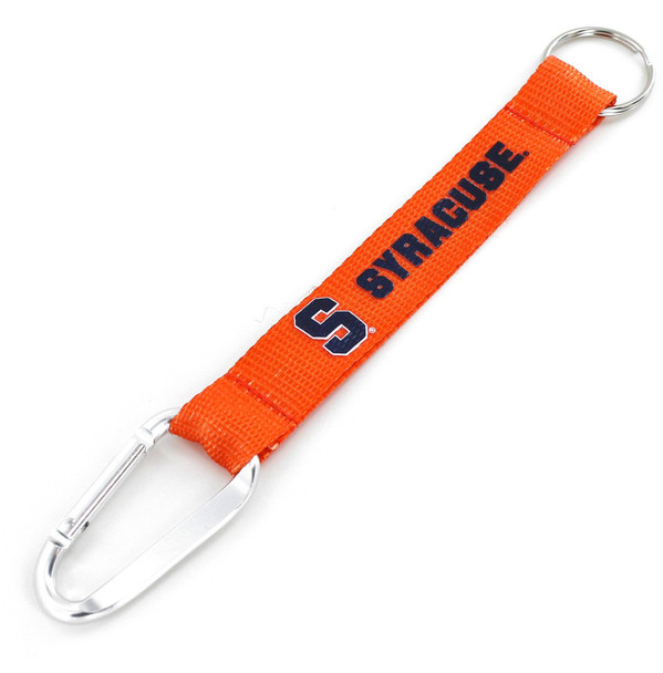 NCAA Syracuse Orange Carabiner Lanyard Keychain ID Holder NCAA Fan Accessory Keychain