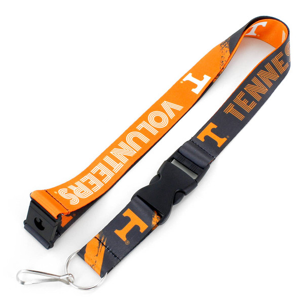 NCAA Tennessee Volunteers Crossfade Lanyard Keychain ID Holder NCAA Fan Accessory