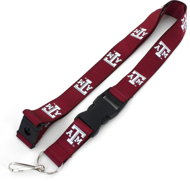 NCAA Texas A&M Aggies Team Lanyard, Maroon