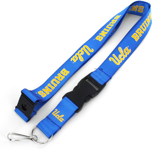 NCAA UCLA Bruins Team Lanyard Keychain ID Holder NCAA Fan Accessory, Blue