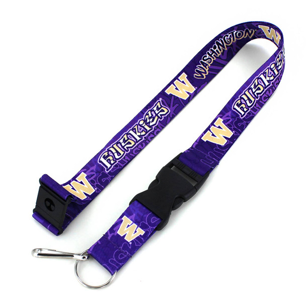 NCAA Washington Huskies Graffiti Lanyard