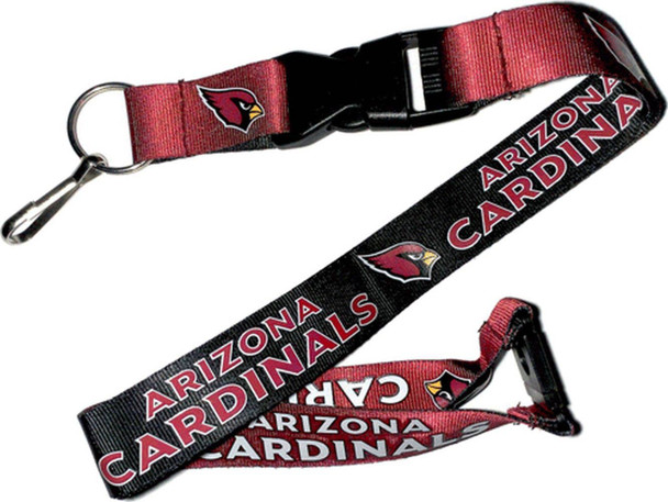 NFL Arizona Cardinals Reversible Lanyard Keychain ID Holder NFL Fan Accessory