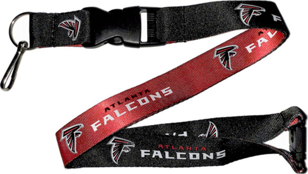 NFL Atlanta Falcons Reversible Lanyard Keychain ID Holder NFL Fan Accessory