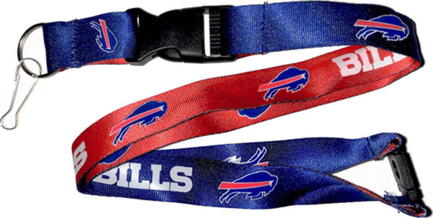 NFL Buffalo Bills Reversible Lanyard Keychain ID Holder NFL Fan Accessory