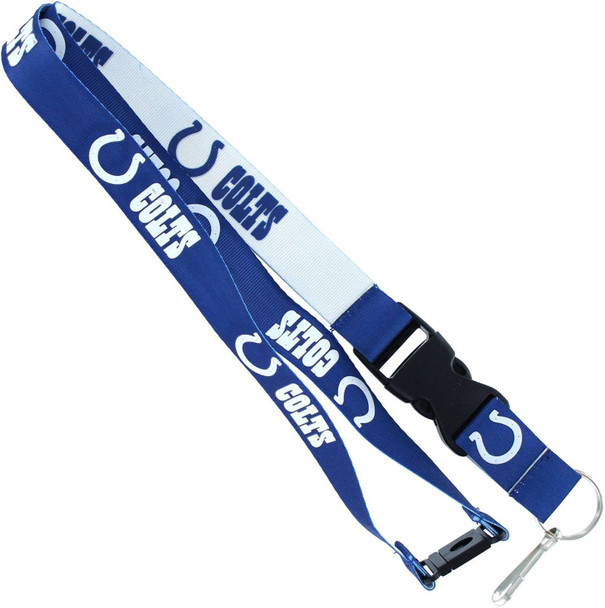 NFL Indianapolis Colts Reversible Lanyard Keychain ID Holder NFL Fan Accessory