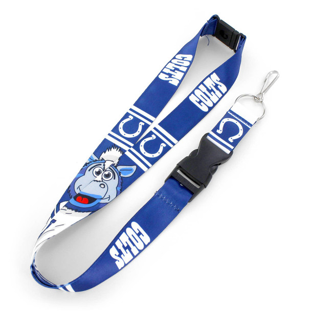 NFL Indianapolis Colts Mascot Lanyard Keychain ID Holder NFL Fan Accessory