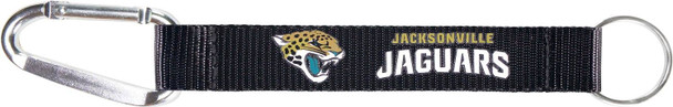 NFL Jacksonville Jaguars Carabiner Lanyard Keychain ID Holder NFL Fan Accessory Keychain