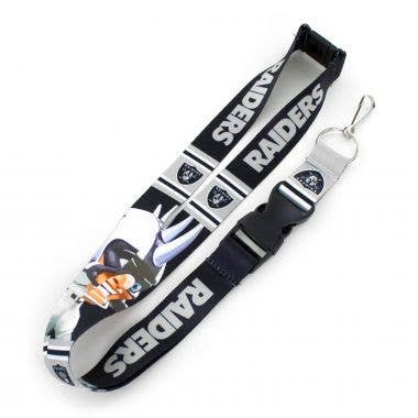 NFL Las Vegas Raiders Mascot Lanyard Keychain ID Holder NFL Fan Accessory