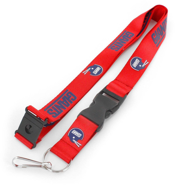 NFL New York Giants Throwback Lanyard Keychain ID Holder NFL Fan Accessory