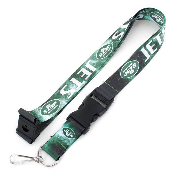 NFL New York Jets Galaxy Lanyard Keychain ID Holder NFL Fan Accessory