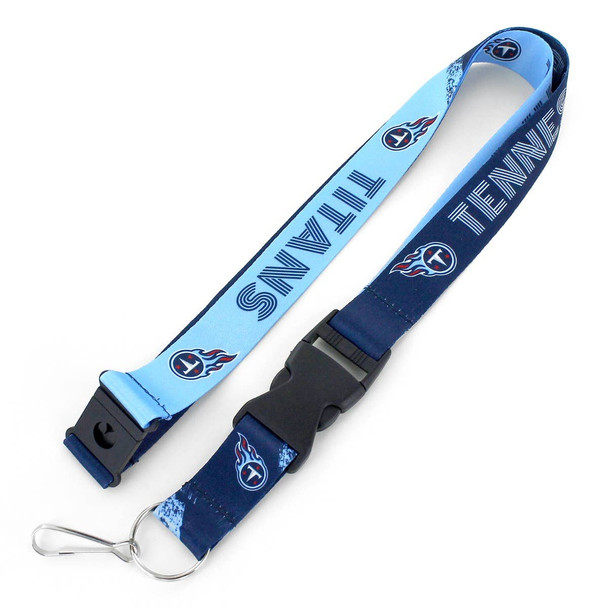 NFL Tennessee Titans Crossfade Lanyard Keychain ID Holder NFL Fan Accessory
