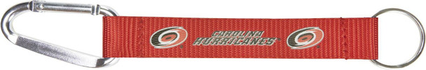 NHL Carolina Hurricanes Carabiner Lanyard Keychain ID Holder NHL Fan Accessory Keychain