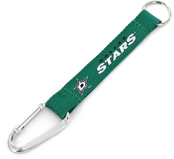 NHL Dallas Stars Carabiner Lanyard Keychain ID Holder NHL Fan Accessory Keychain