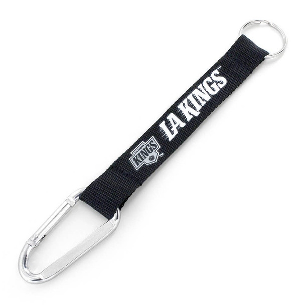 NHL Los Angeles Kings Carabiner Lanyard Keychain ID Holder NHL Fan Accessory Keychain