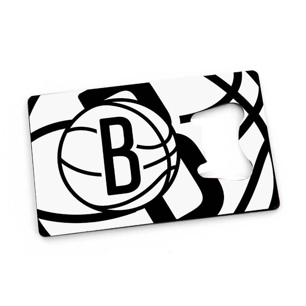 NBA Brooklyn Nets Credit Card Bottle Opener Magnet