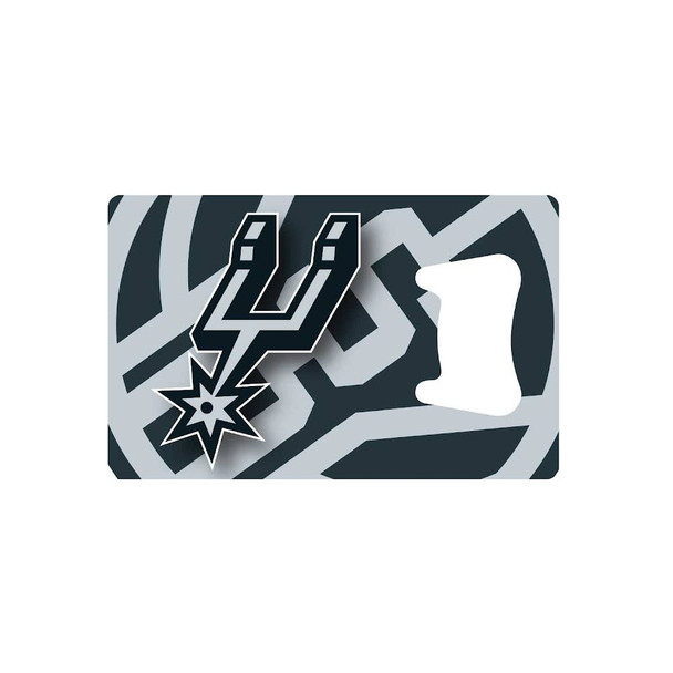 NBA San Antonio Spurs Credit Card Bottle Opener Magnet