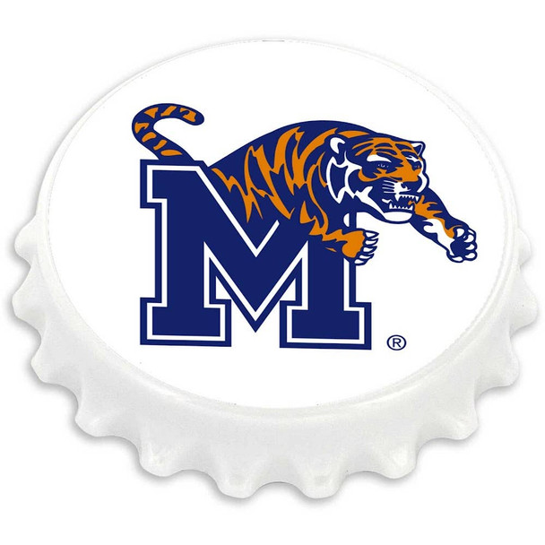 NCAA Memphis Tigers Bottle Cap Bottle Opener Magnet