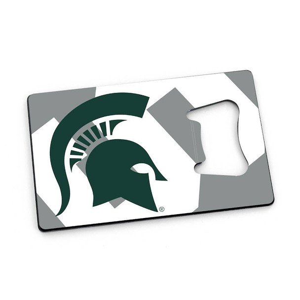 NCAA Michigan State Spartans Card Bottle Opener Magnet