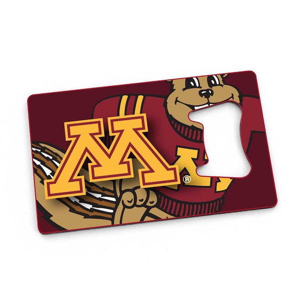 NCAA Minnesota Golden Gophers Card Bottle Opener Magnet