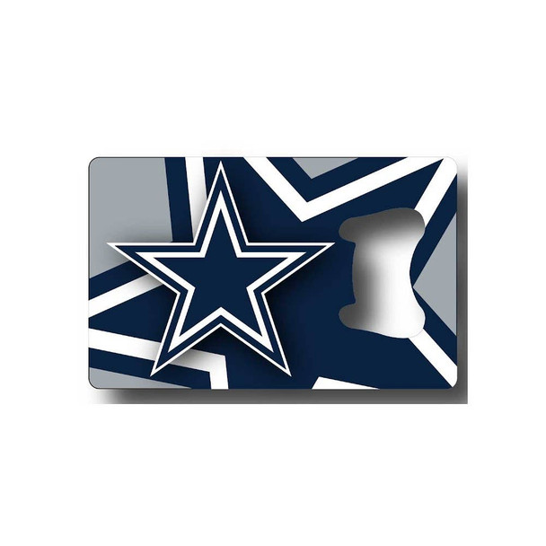 NFL Dallas Cowboys Credit Card Bottle Opener Magnet