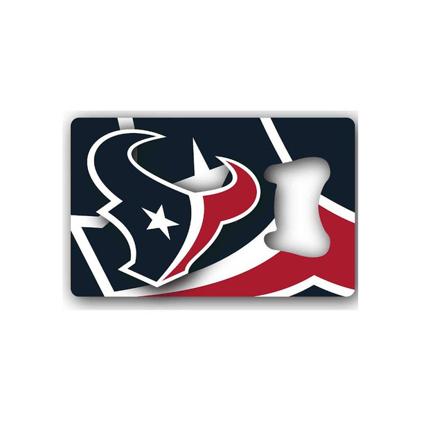 NFL Houston Texans Credit Card Bottle Opener Magnet