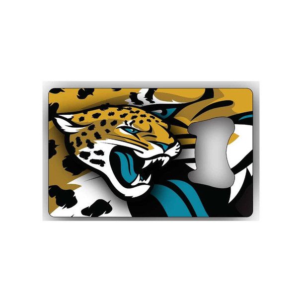NFL Jacksonville Jaguars Credit Card Bottle Opener Magnet