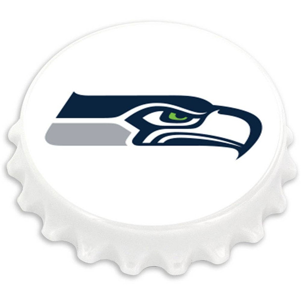 NFL Seattle Seahawks Bottle Cap Bottle Opener Magnet