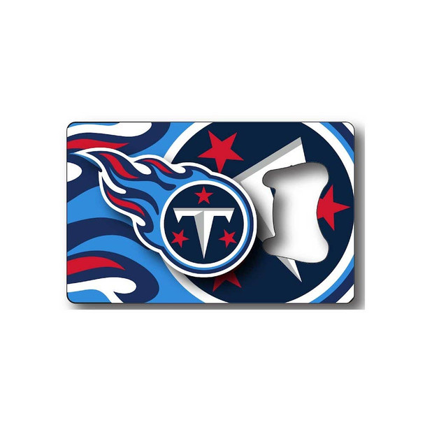 NFL Tennessee Titans Credit Card Bottle Opener Magnet