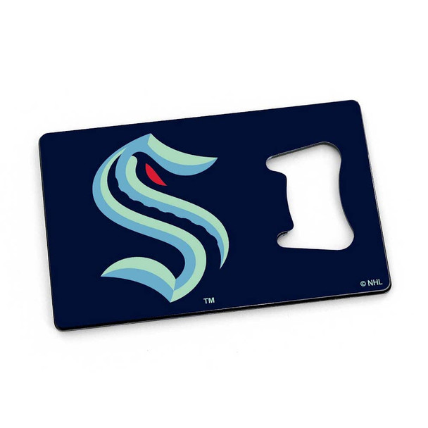 NHL Seattle Kraken Credit Card Bottle Opener Magnet