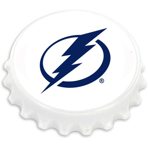 NHL Tampa Bay Lightning Bottle Cap Bottle Opener Magnet