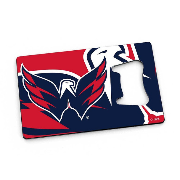 NHL Washington Capitals Credit Card Bottle Opener Magnet