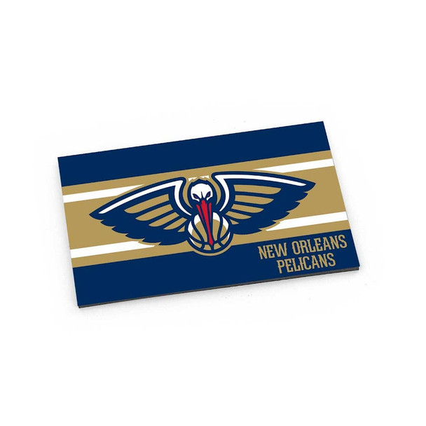 NBA New Orleans Pelicans Striped Magnet