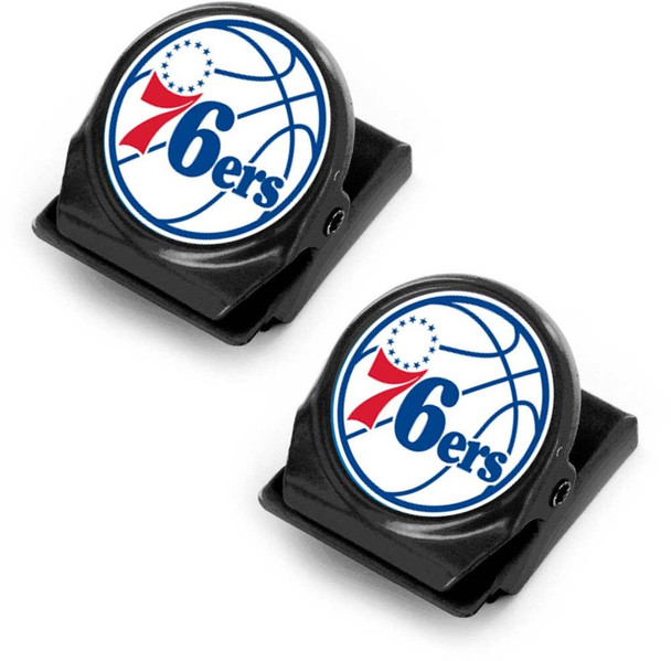 NBA Philadelphia 76ers 2pk Memo Clip Magnet