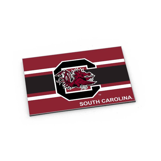 NCAA South Carolina Gamecocks Striped Magnet