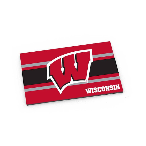 NCAA Wisconsin Badgers Striped Magnet