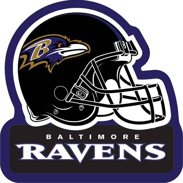 NFL Baltimore Ravens Football Helmet Magnet