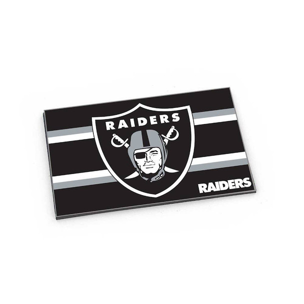NFL Las Vegas Raiders Striped Magnet