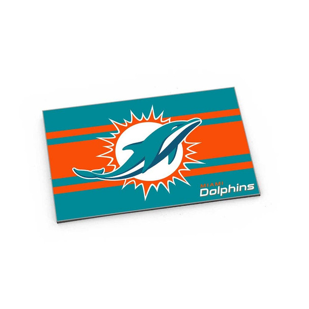 NFL Miami Dolphins Striped Magnet