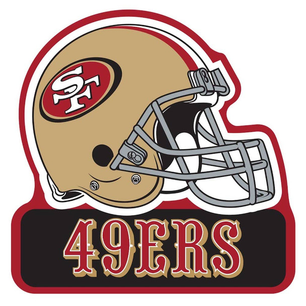 NFL San Francisco 49ers Football Helmet Magnet