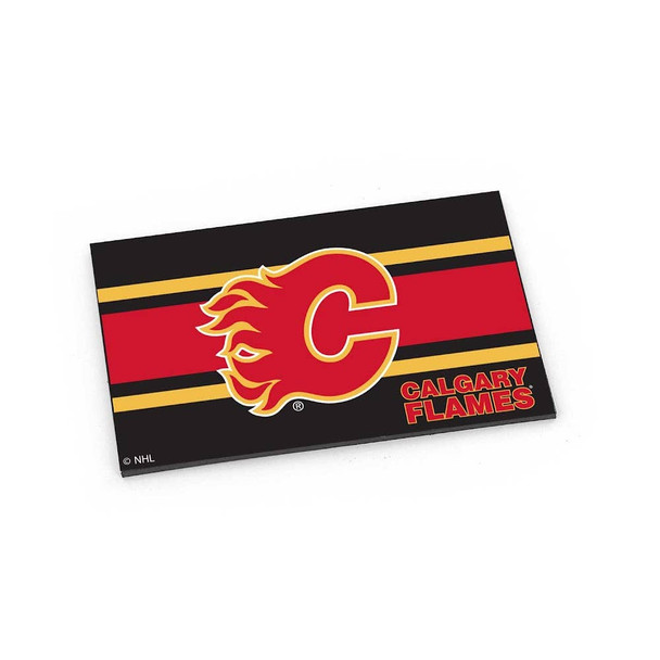 NHL Calgary Flames Striped Magnet